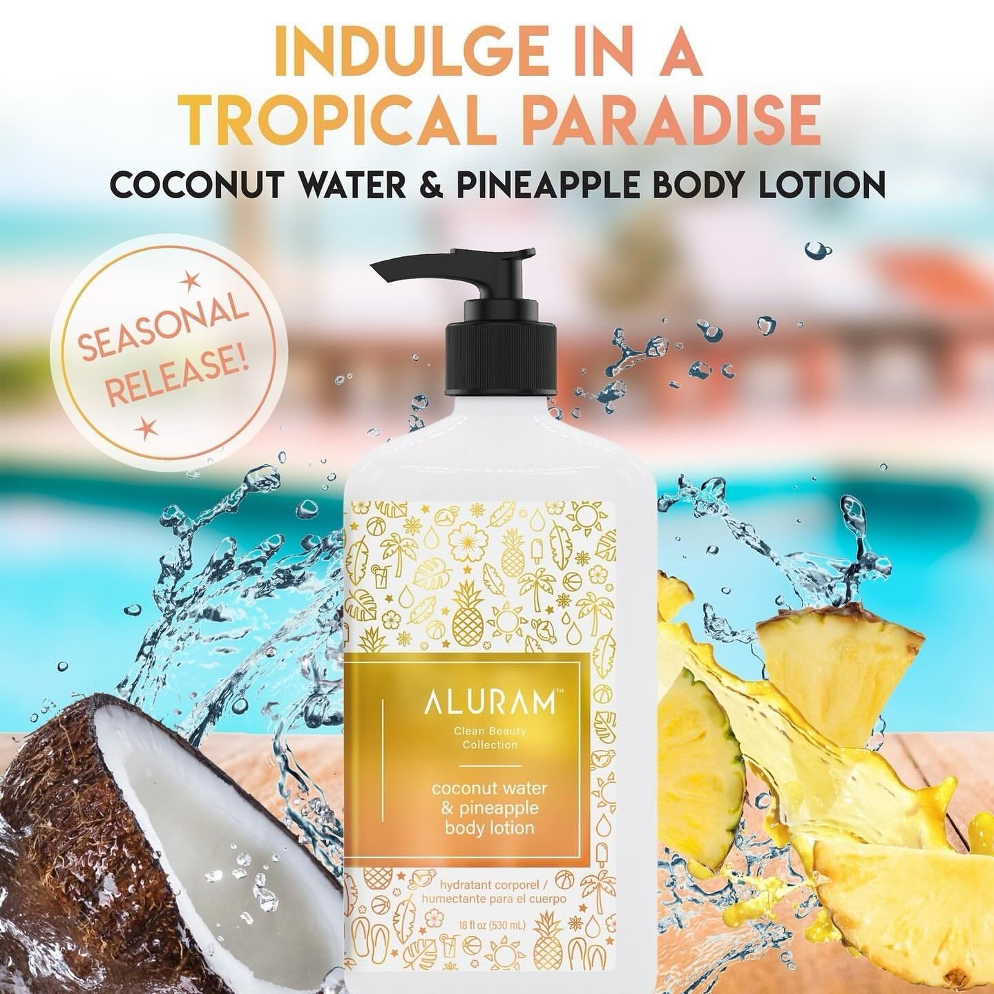 We&rsquo;re here for the tropical vibes ☀️

➡️ Introducing the ⭐️ NEW ⭐️ @alurambeauty Seasonal Release - Coconut Water &amp; Pineapple Body Lotion! 🥥🍍 

Now available at Beauty Craft! 🕺 

This tropical treat is only available for a limited time, 