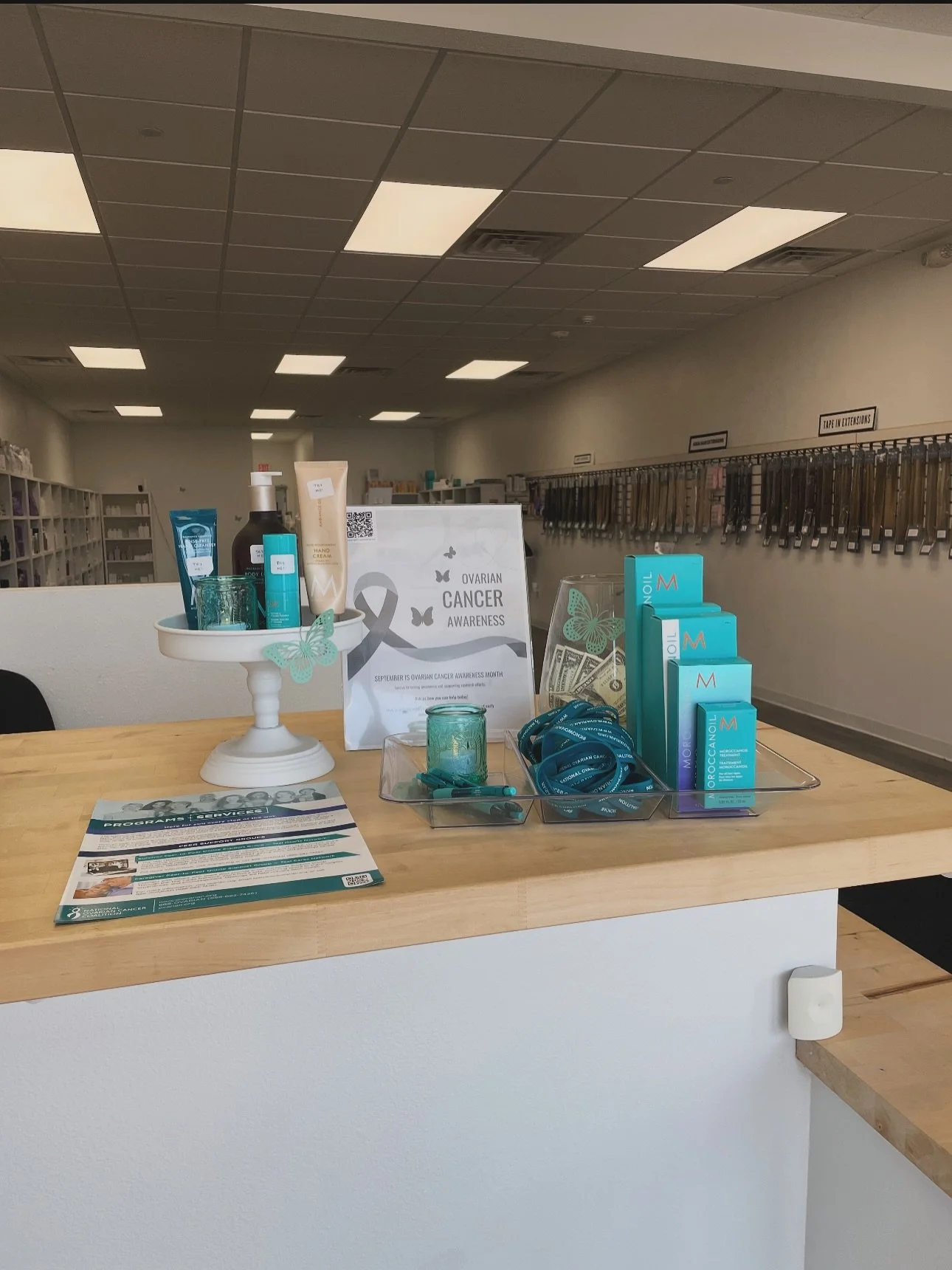 🌟 Store Spotlight: Clive, IA 🌟

Amanda leads our Clive, Iowa location with heart and style! From September through October, Beauty Craft goes teal to support the National Ovarian Cancer Coalition&mdash;raising awareness and honoring survivors in al