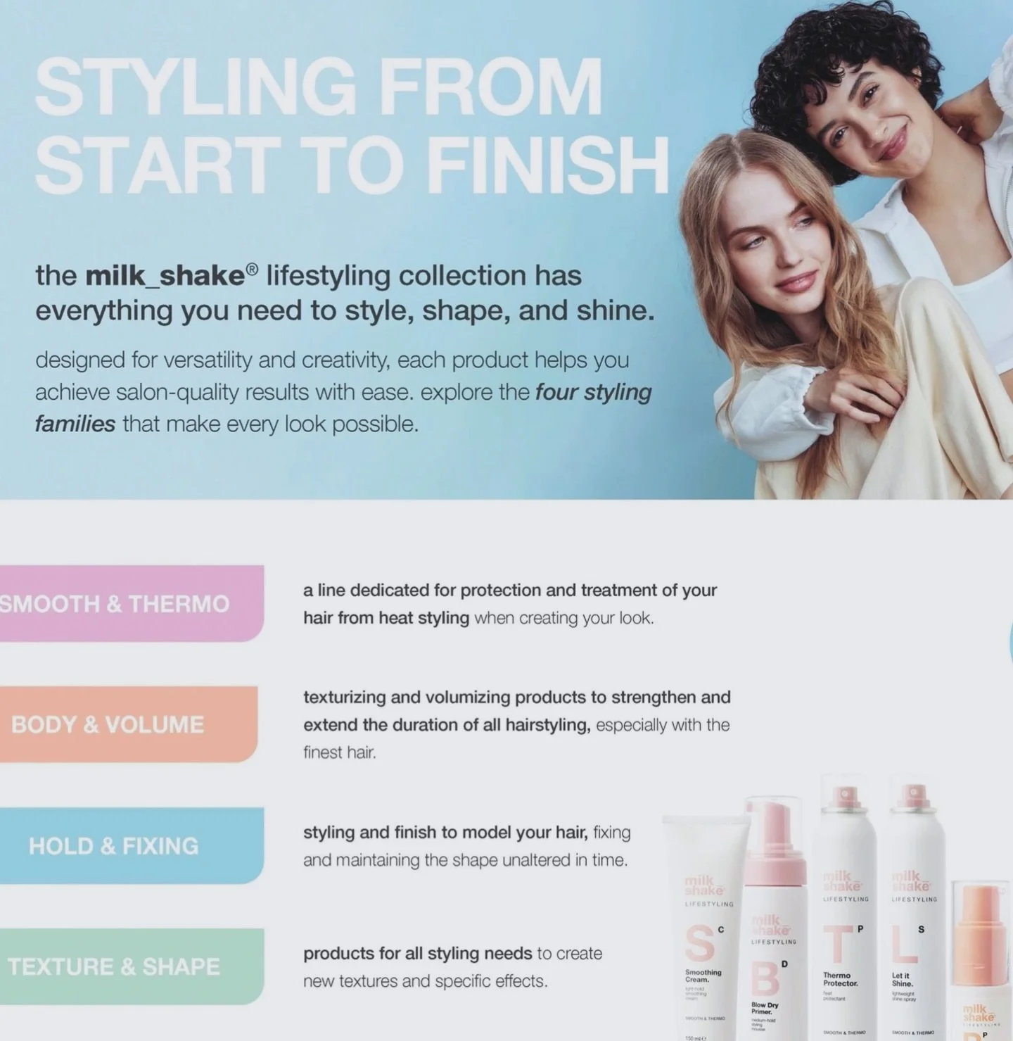 milk_shake&reg; lifestyling just dropped in the PNW 🥤💫
Your new go‑to for smooth, shaped, voluminous, camera‑ready hair.

Available at Beauty Craft in WA, MT, OR &amp; ID.

#BeautyCraft #MilkshakeHair #pnwsalon #pacificnorthwestsalon #spokanehair