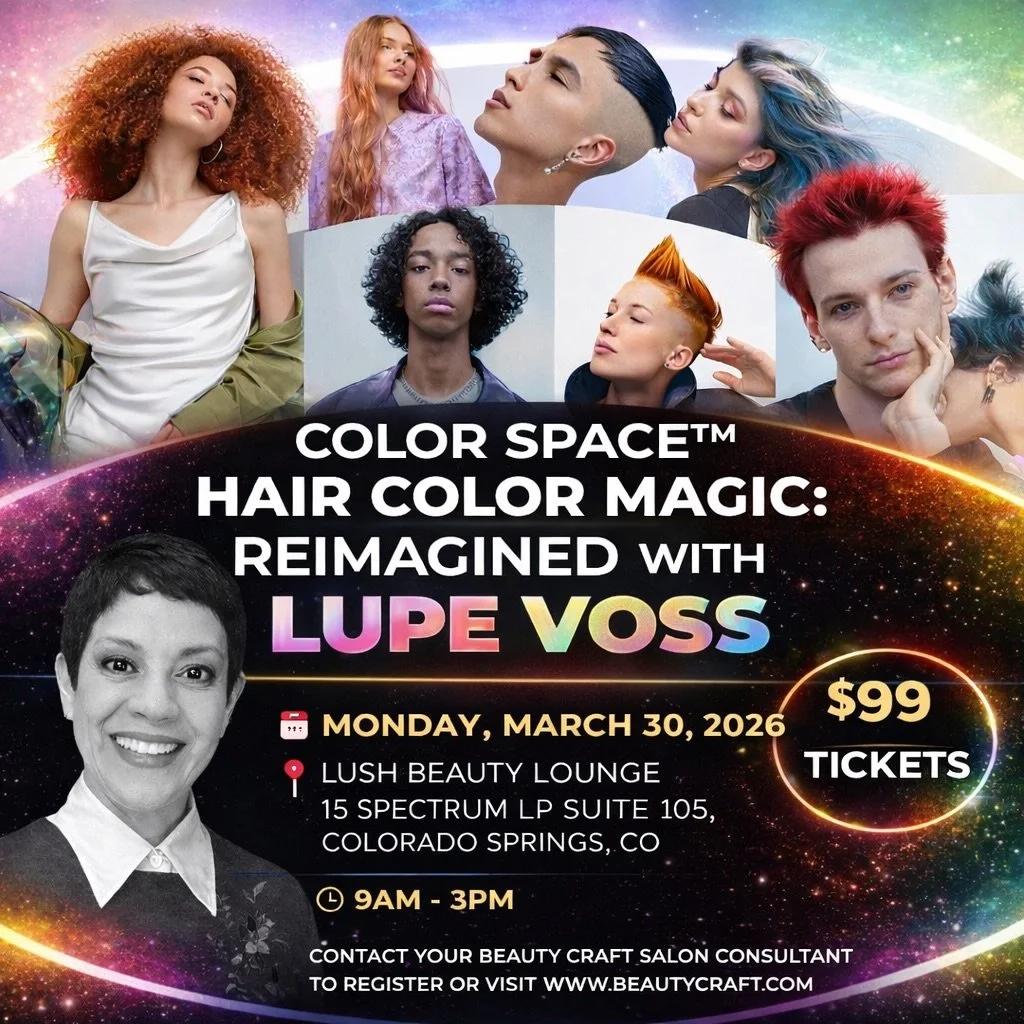 ✨ COLOR SPACE&trade; EDUCATION IS COMING TO COLORADO ✨

🎨 Lupe Voss, cofounder of Color Space&trade;, is a celebrated color educator known for her technical mastery, creative placement philosophy, and real-life teaching style. Educating since 1998, 