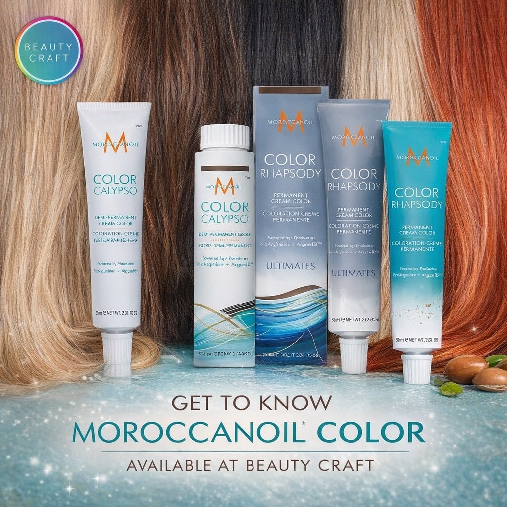 Meet the full Moroccanoil&reg; Color Collection 🤎✨

Whether you&rsquo;re looking for:

🎨 Color Rhapsody Permanent Cream Color &ndash; vibrant, reliable coverage and care
⚡ Color Rhapsody 10 &ndash; non-progressive color with fast processing
🩶 Colo