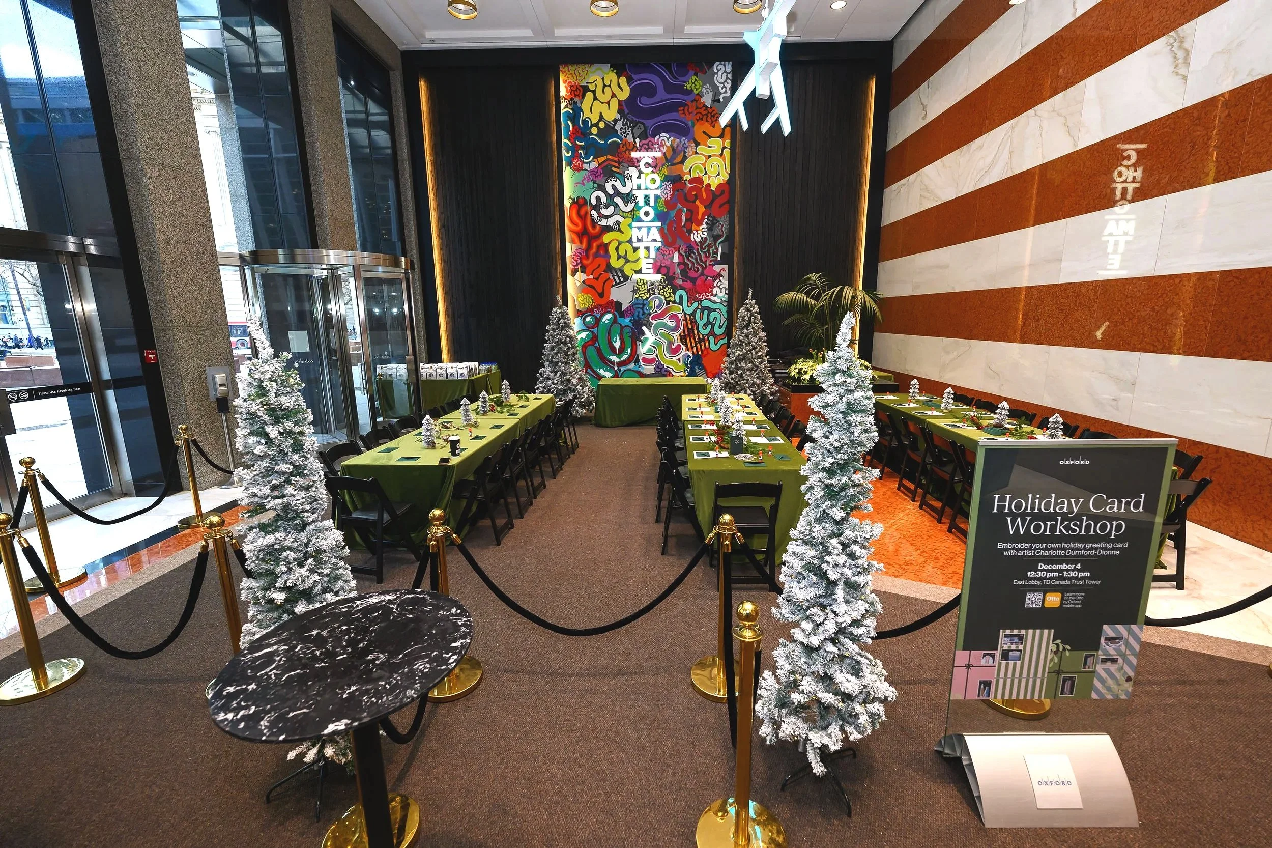 A Winter Wonderland in the Financial District