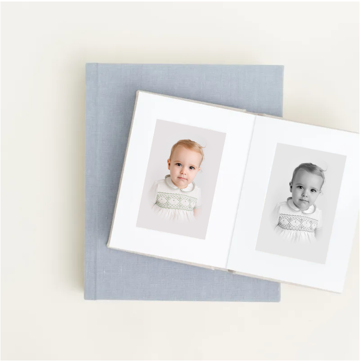 ​custom linen photo album