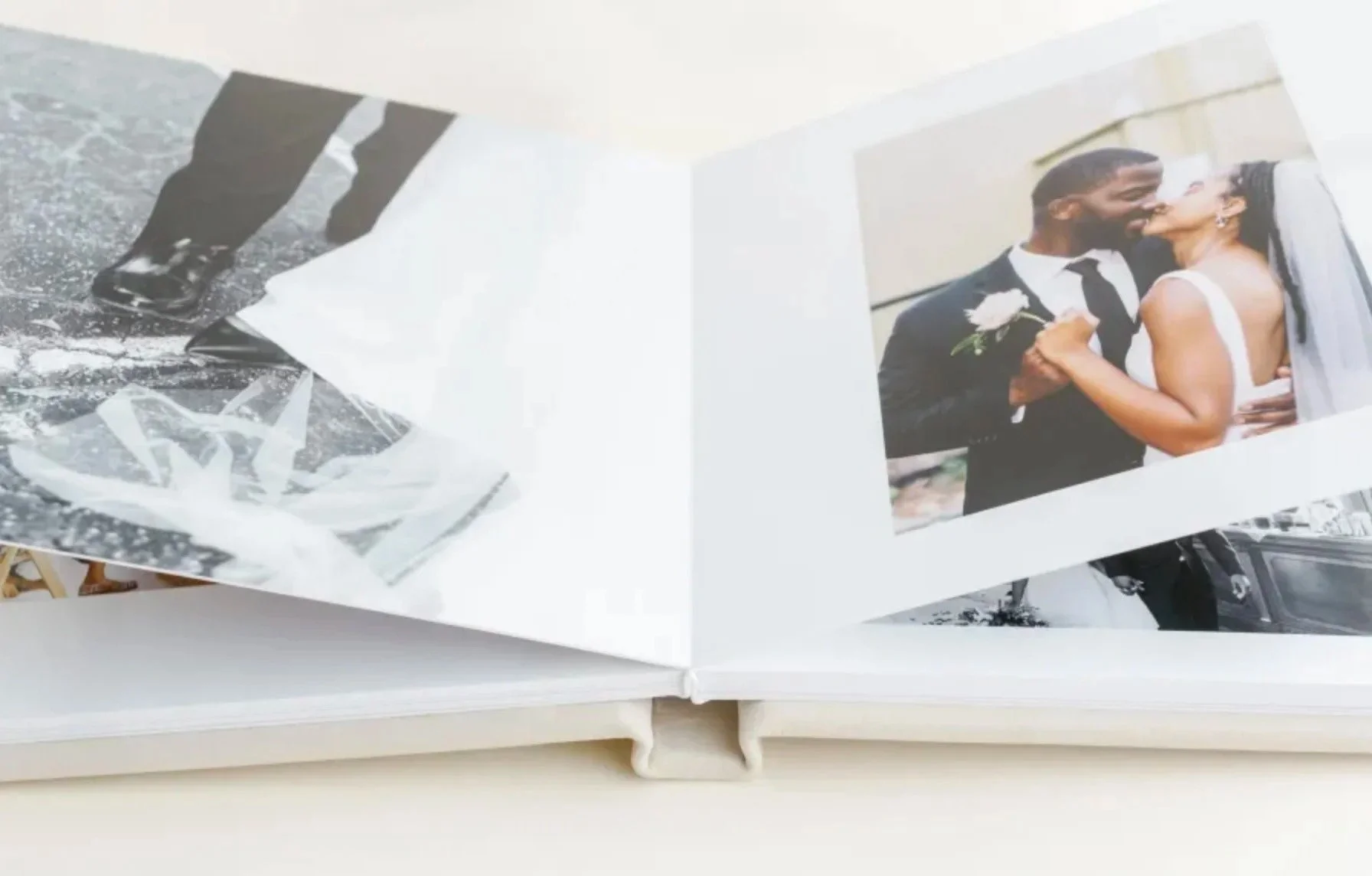 custom leather photo album