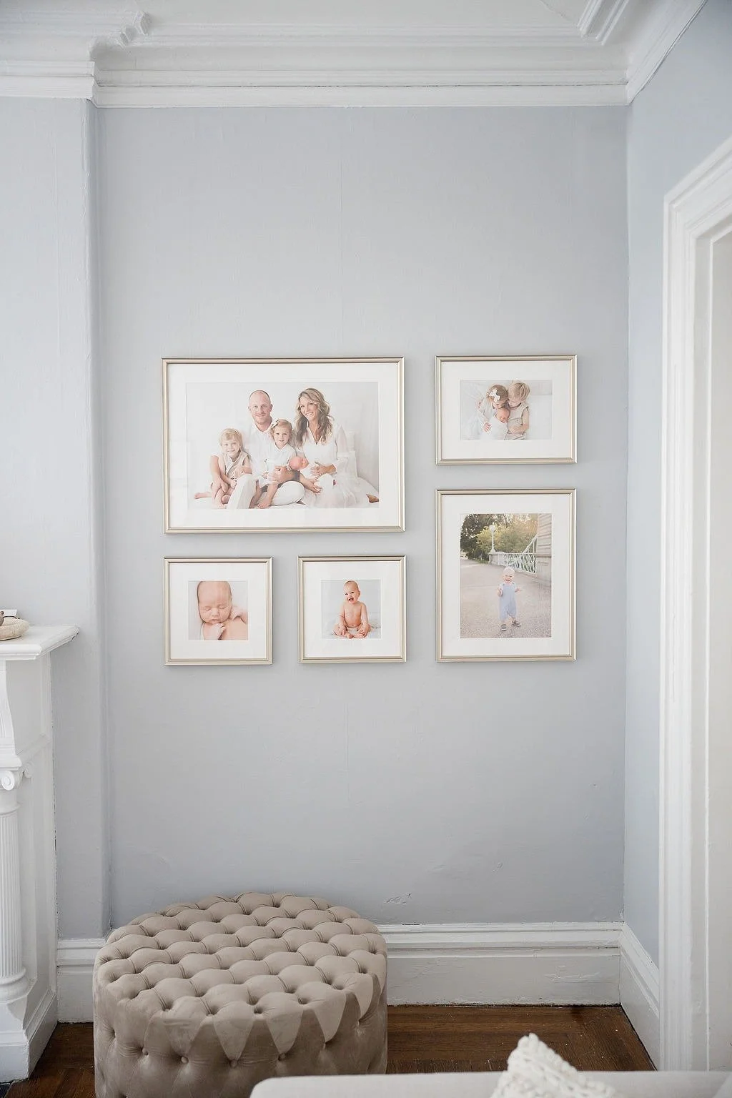how to display family photos in your home