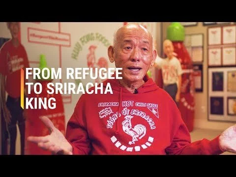  David Tran, former refugee from Vietnam, founded the hugely successful Sriracha chilli sauce empire. (3 mins) 
