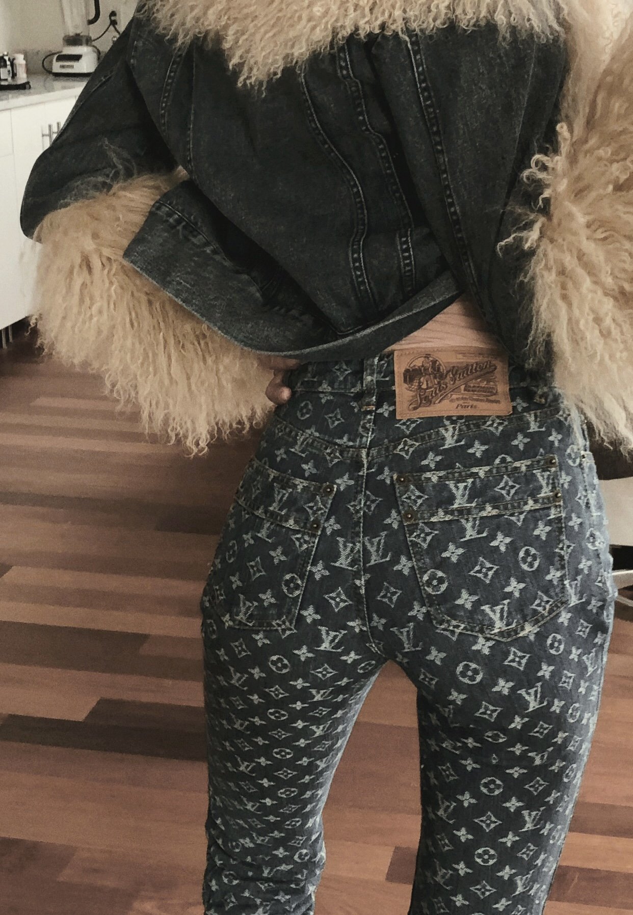 Louis Vuitton Denim Monogram Jeans — Sonya Esman