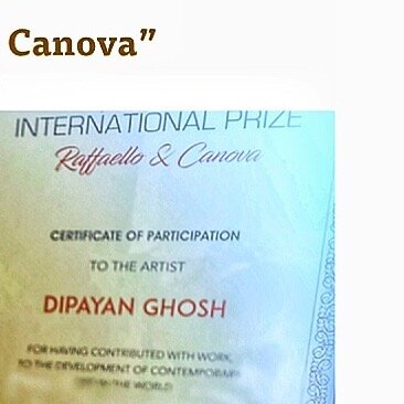 Quite overwhelmed to receive the prestigious &ldquo;International Prize Raffaello &amp; Canova&rdquo; curated by Francesco Russo and Salvatore Russo, all the way from Venice, to commemorate the 500th death anniversary of Raphael (famous for his paint