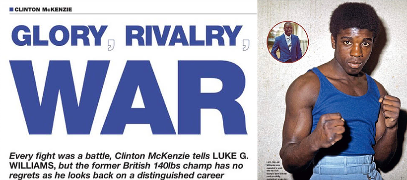interviews - Clinton McKenzie Boxing Club — CLINTON McKENZIE