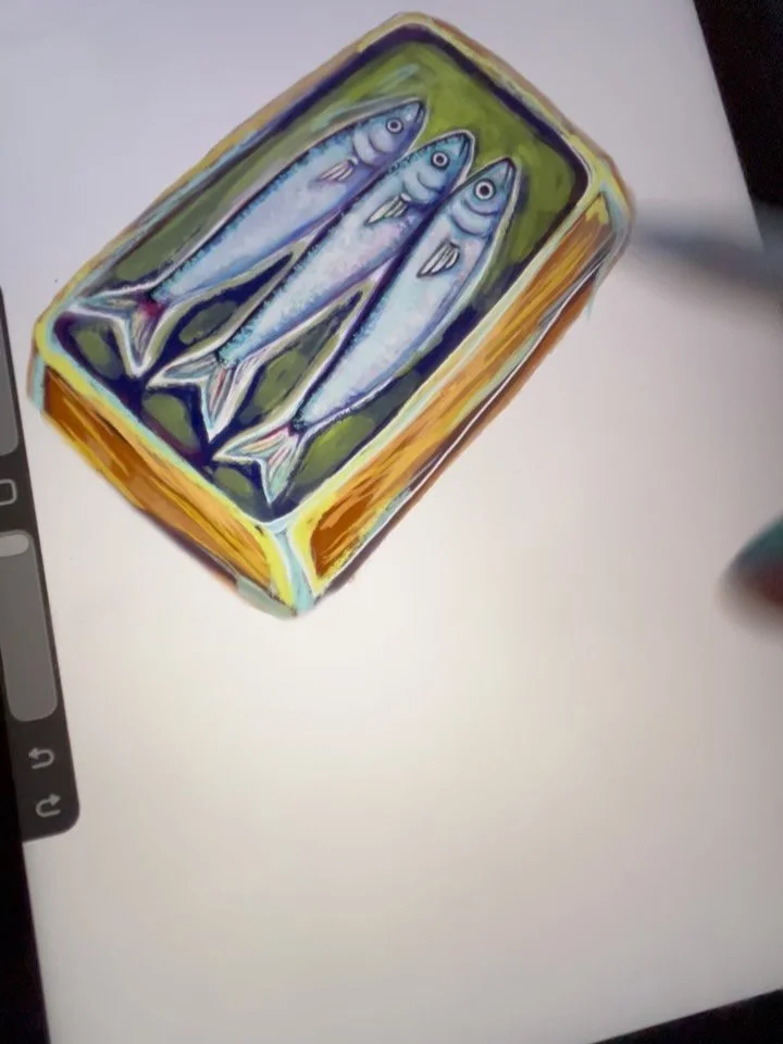 Playing around with more digital work. I hope you&rsquo;re staying cozy this winter.