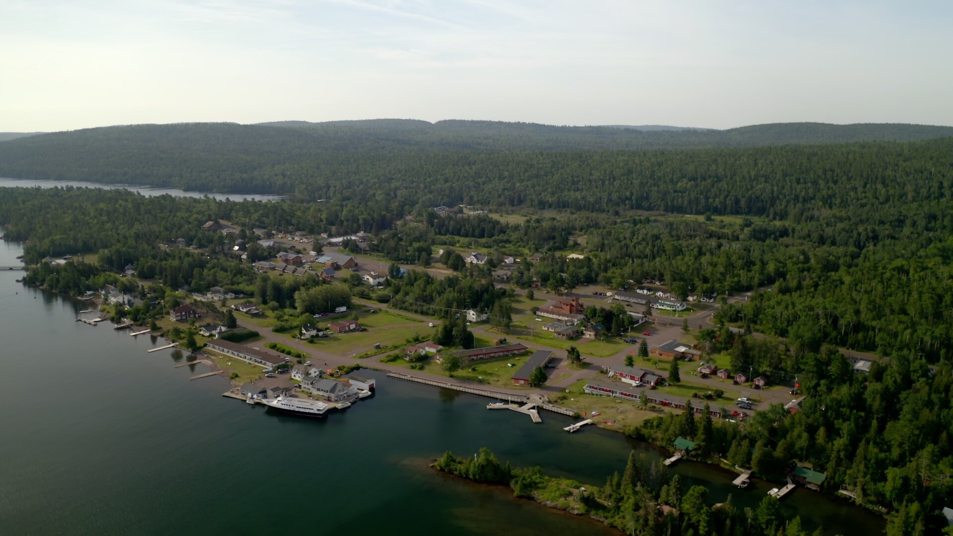 Copper Harbor Drone Photo in Summer