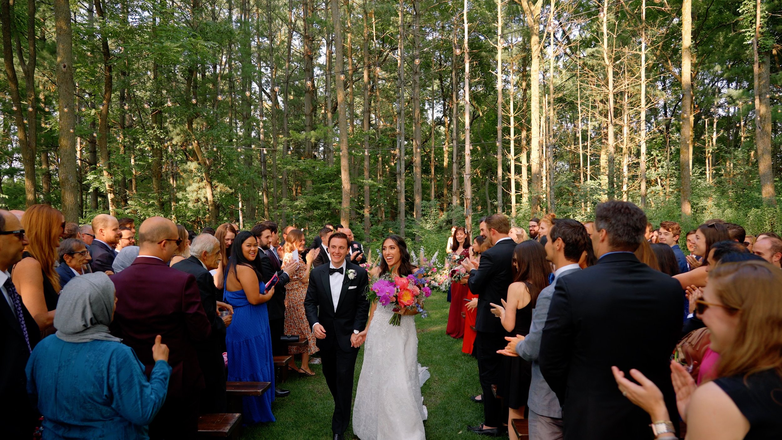 Woodland Forest Outdoor Ceremony at Oak Hill Farm