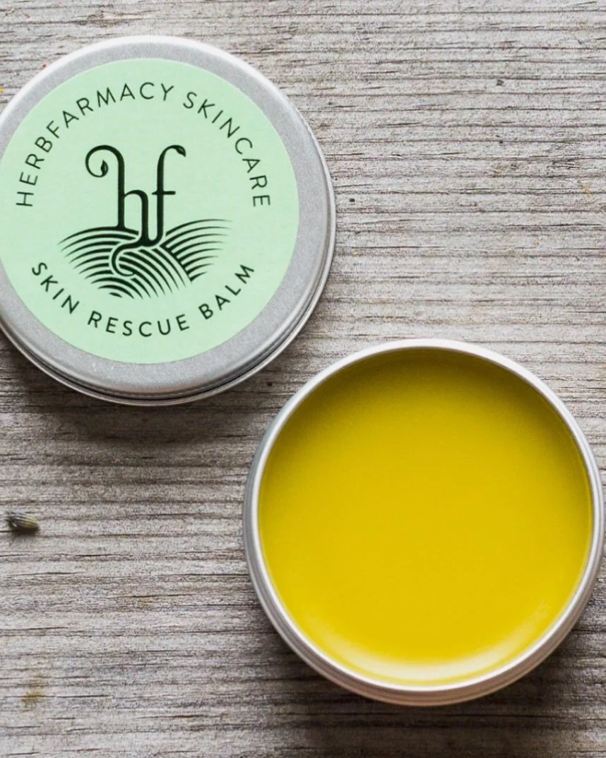 Our multi award winning Skin Rescue Balm
A little pot of magic for problem skin. 

Soothing eczema, psoriasis, dryness, redness &amp; irritation.

Comfrey to repair, Chickweed to calm &amp; Marshmallow to lock in moisture. This organic all rounder (a