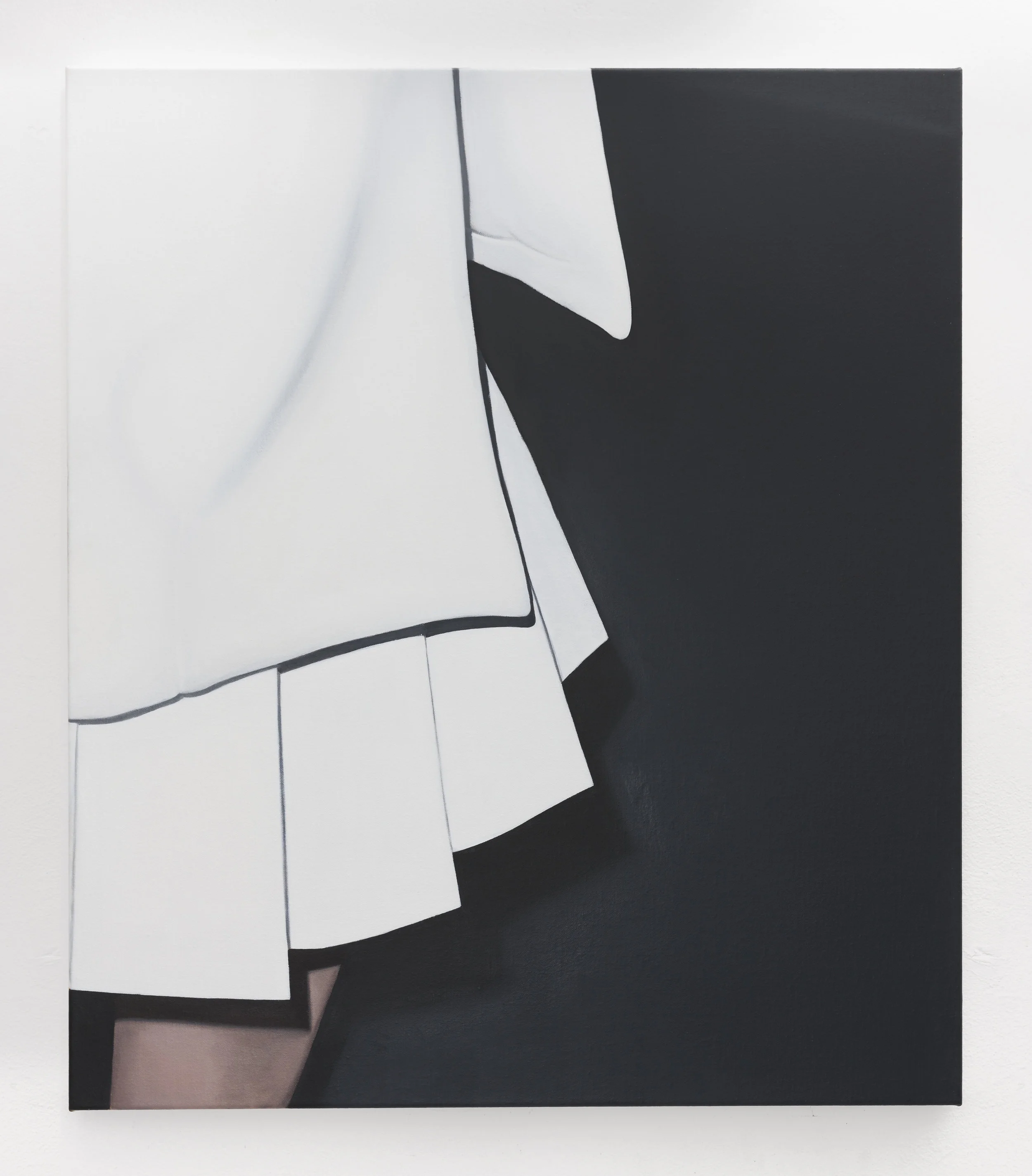 White Dress III | 2018 | oil on linen | 70 x 60 cm | 27.6 x 23.6 in | Photo Lee Welch