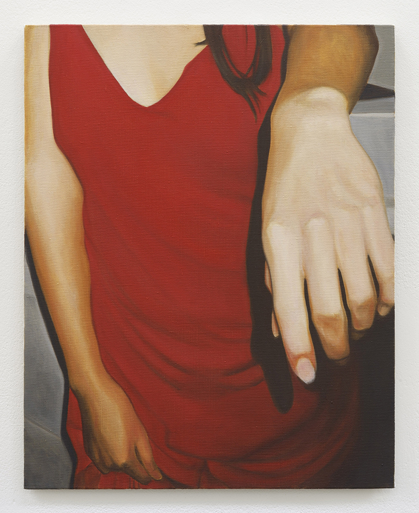  Red dress | oil on linen | 50 x 40.5 cm | Private Collection | Photo by Lee Welch 