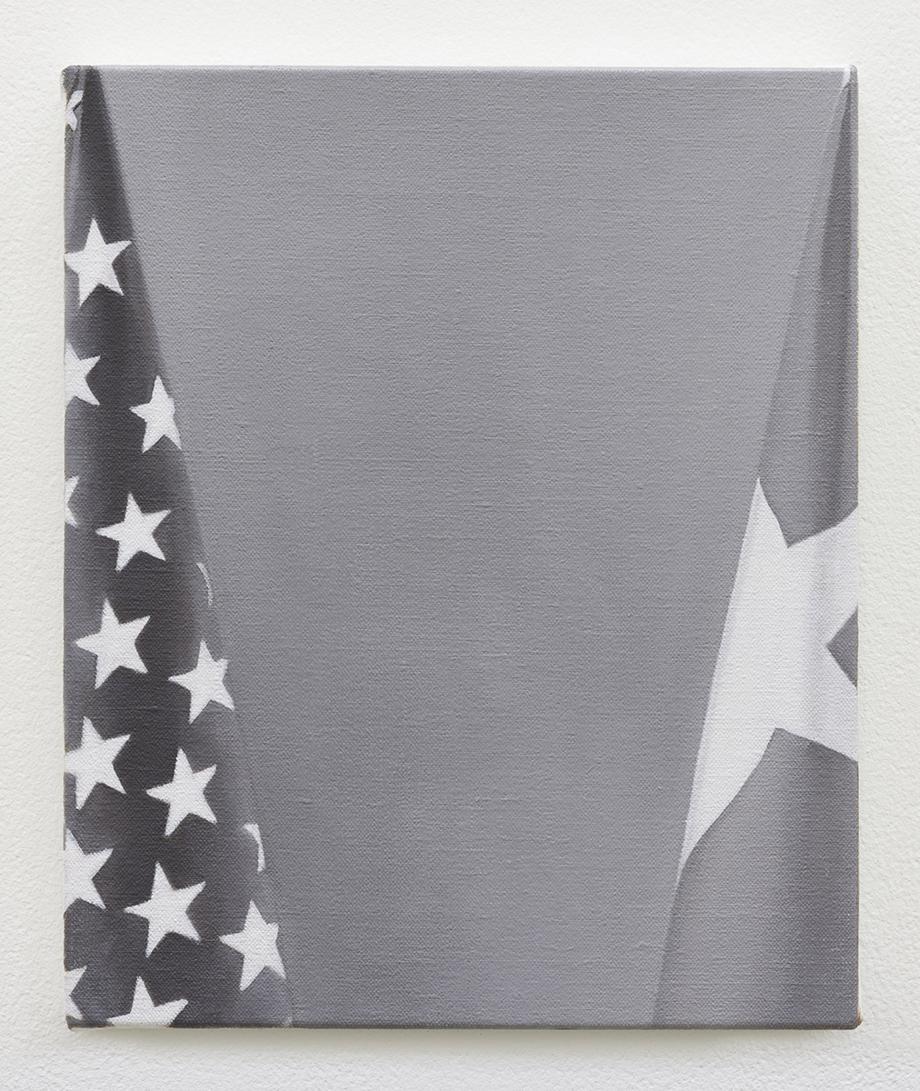  Flags | oil on linen | 30 x 25 cm | Private Collection | Photo by Lee Welch 