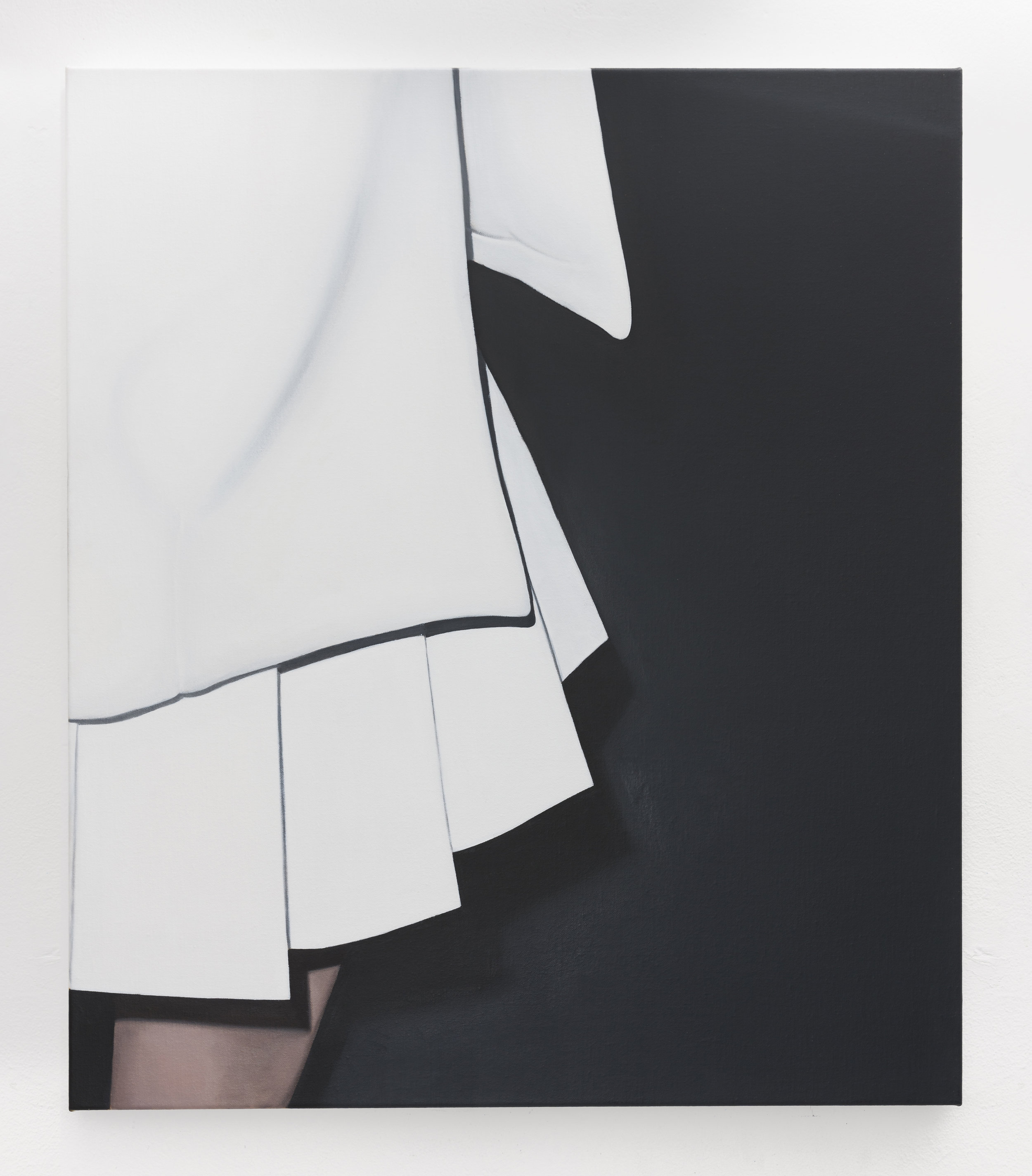  White Dress III | 2018 | oil on linen | 70 x 60 cm | 27.6 x 23.6 in | Private Collection | Photo by Lee Welch 
