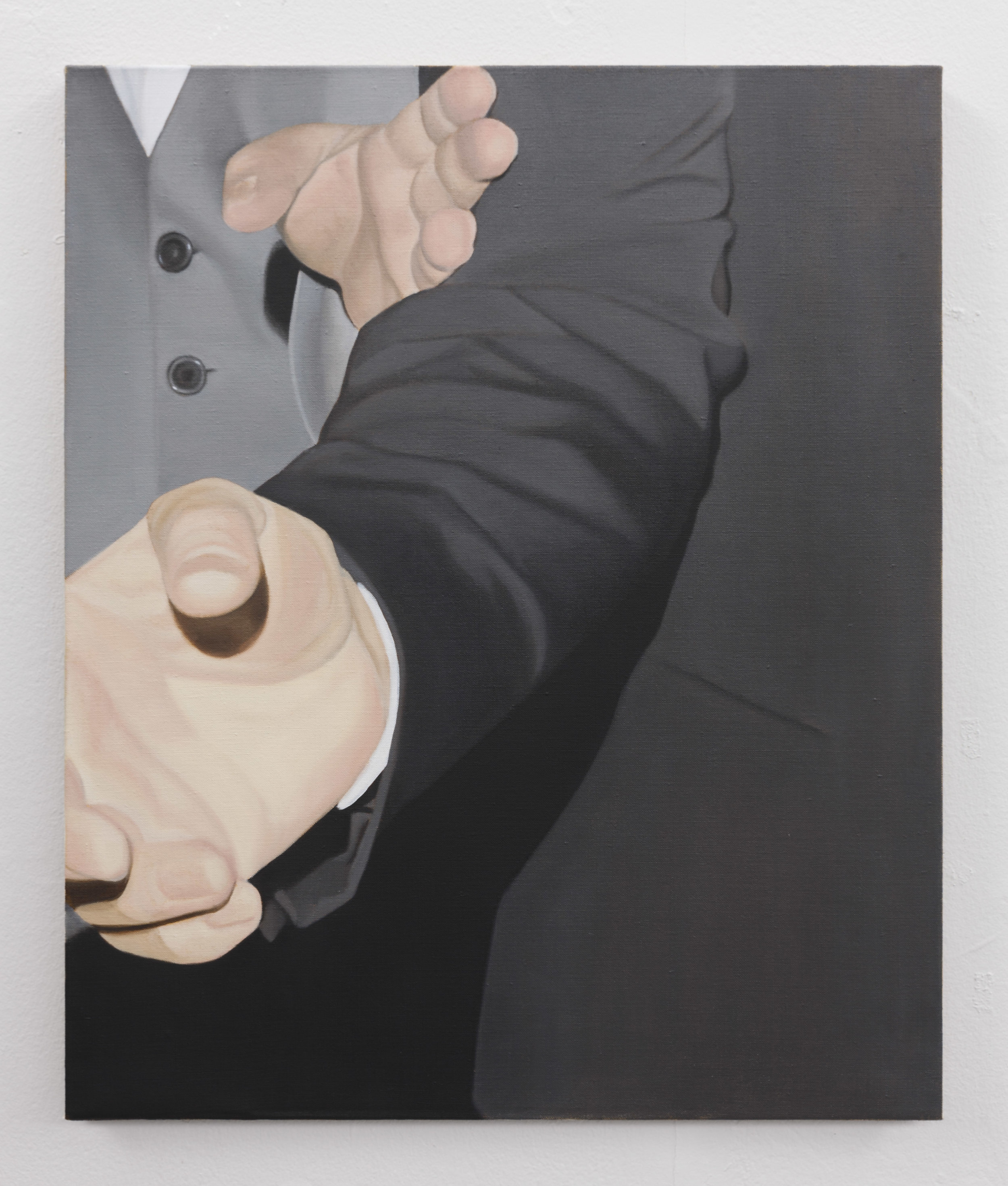  Fingers | 2019 | Oil on linen | 60 x 50 cm | Photo Lee Welch | Shortlisted The RHA Hennessy Craig Award 