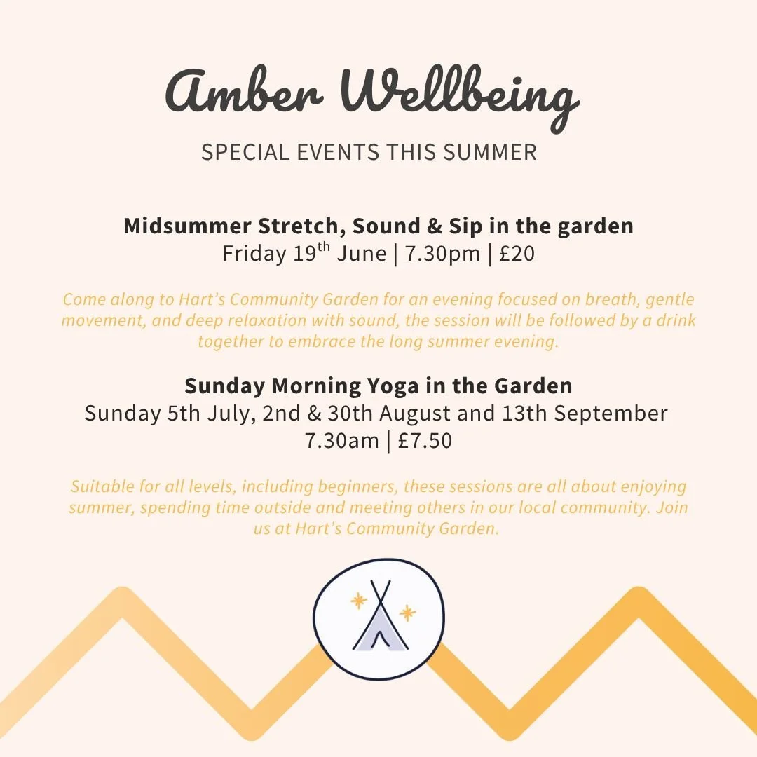 June is when we officially move from spring into summer 🙌

There's some very cool summer events coming up and I'd love to see you there! 

#yoga #barre #summerevents