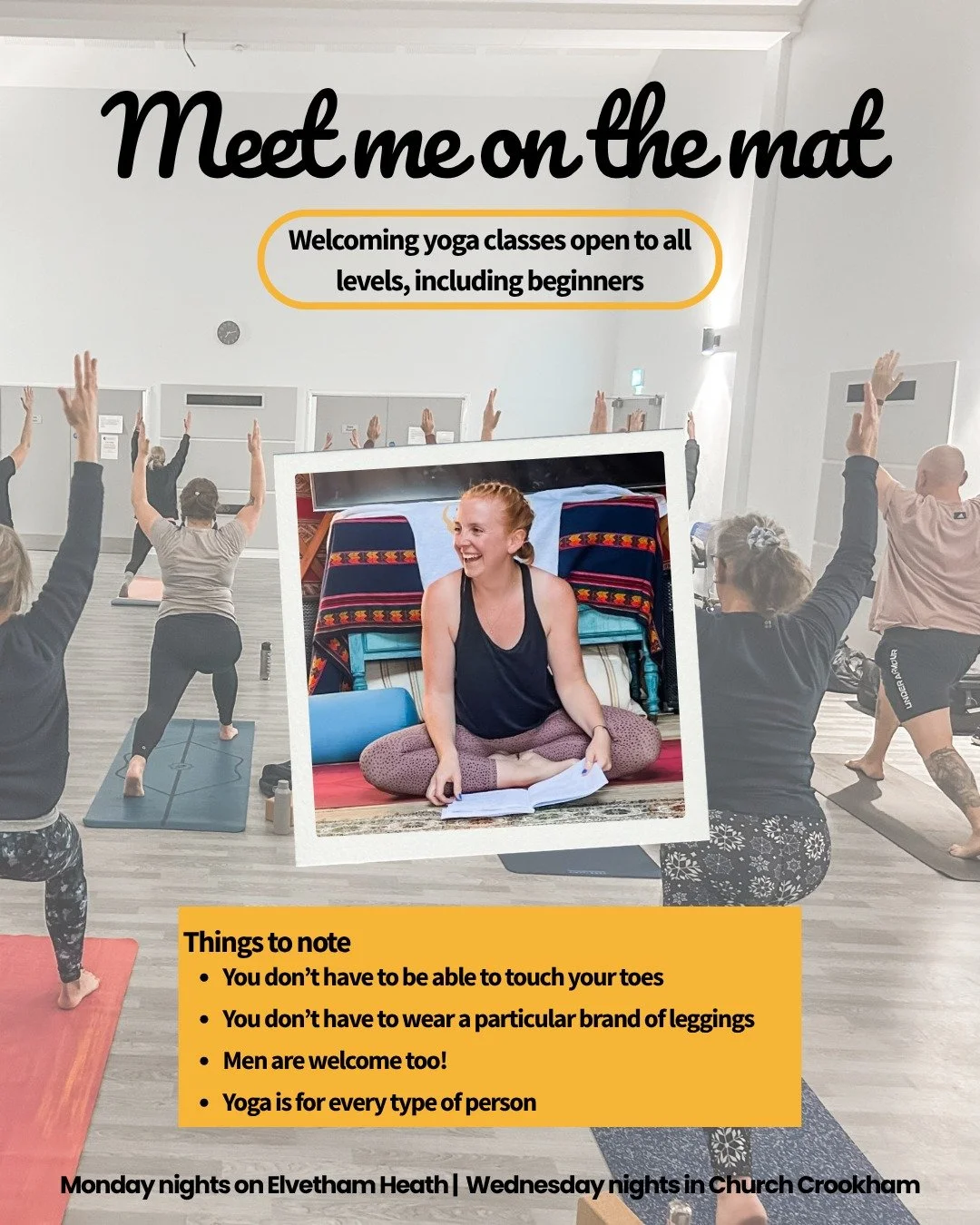 I pride myself on the fact that people describe my classes are friendly and welcoming 🥰

I am not the best yoga teacher you can find locally. I still have so much to learn about the ancient history, the philosophy, the practice. I don't always remem