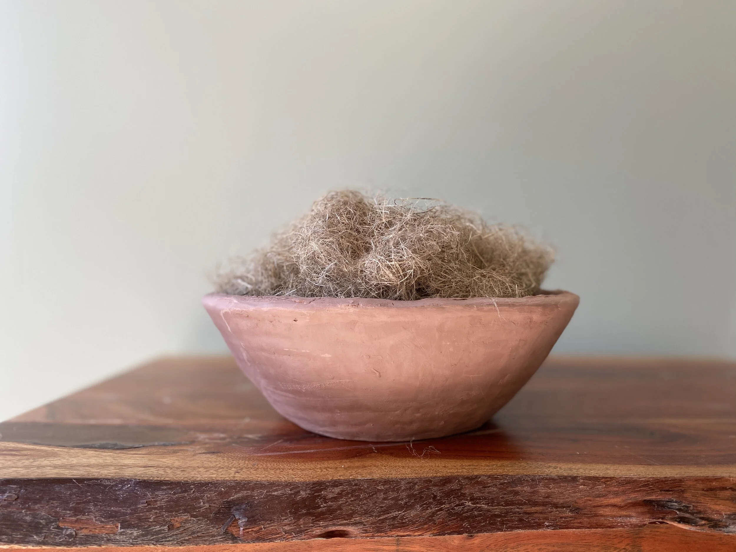 Large Red Clay Bowl