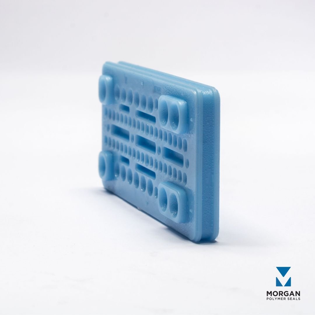 HCR Self-Lube Silicone Connector Mat Seal blue