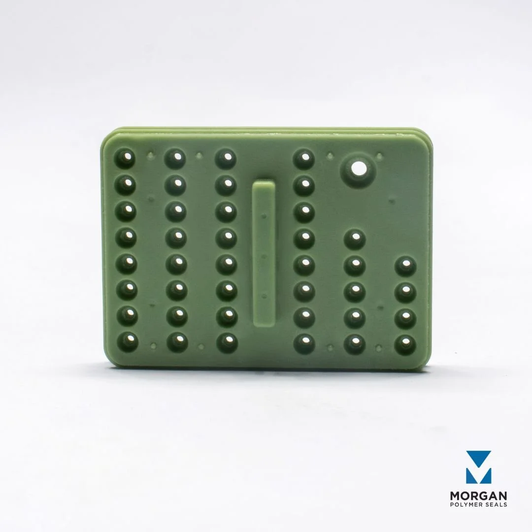 HCR Self-Lube Silicone Connector Mat Seal green