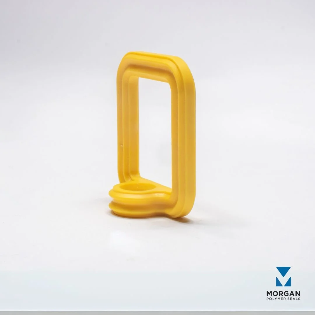 HCR Self-Lube Silicone Cable Connector Face Seal yellow