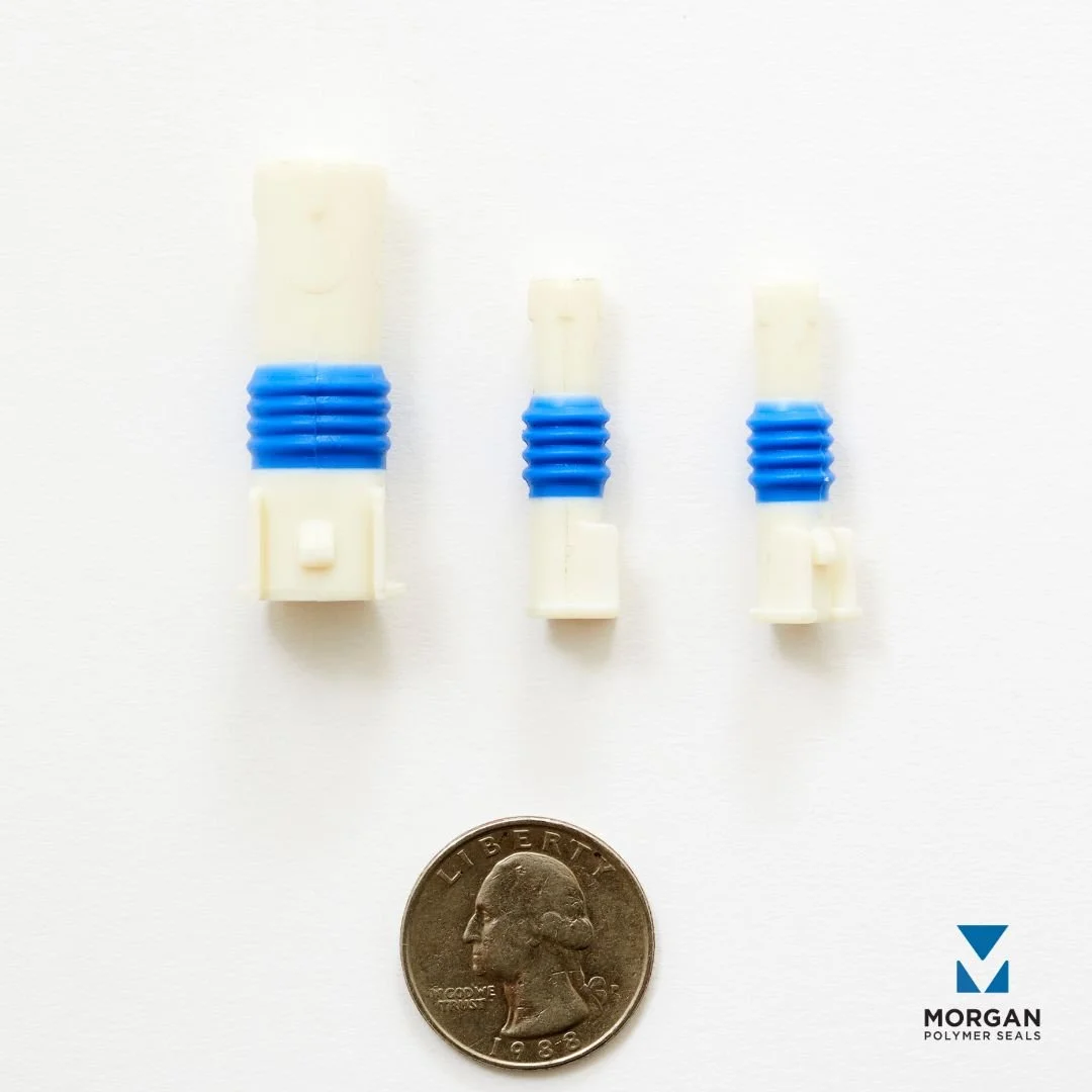 LSR overmolded on plastic seal retainer