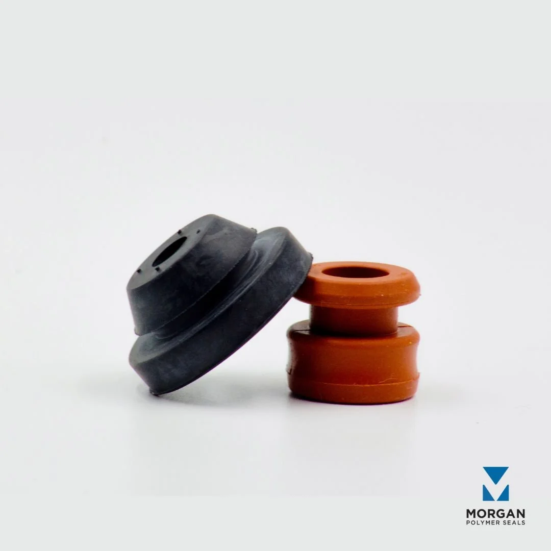 NBR Orange and Black Grommets