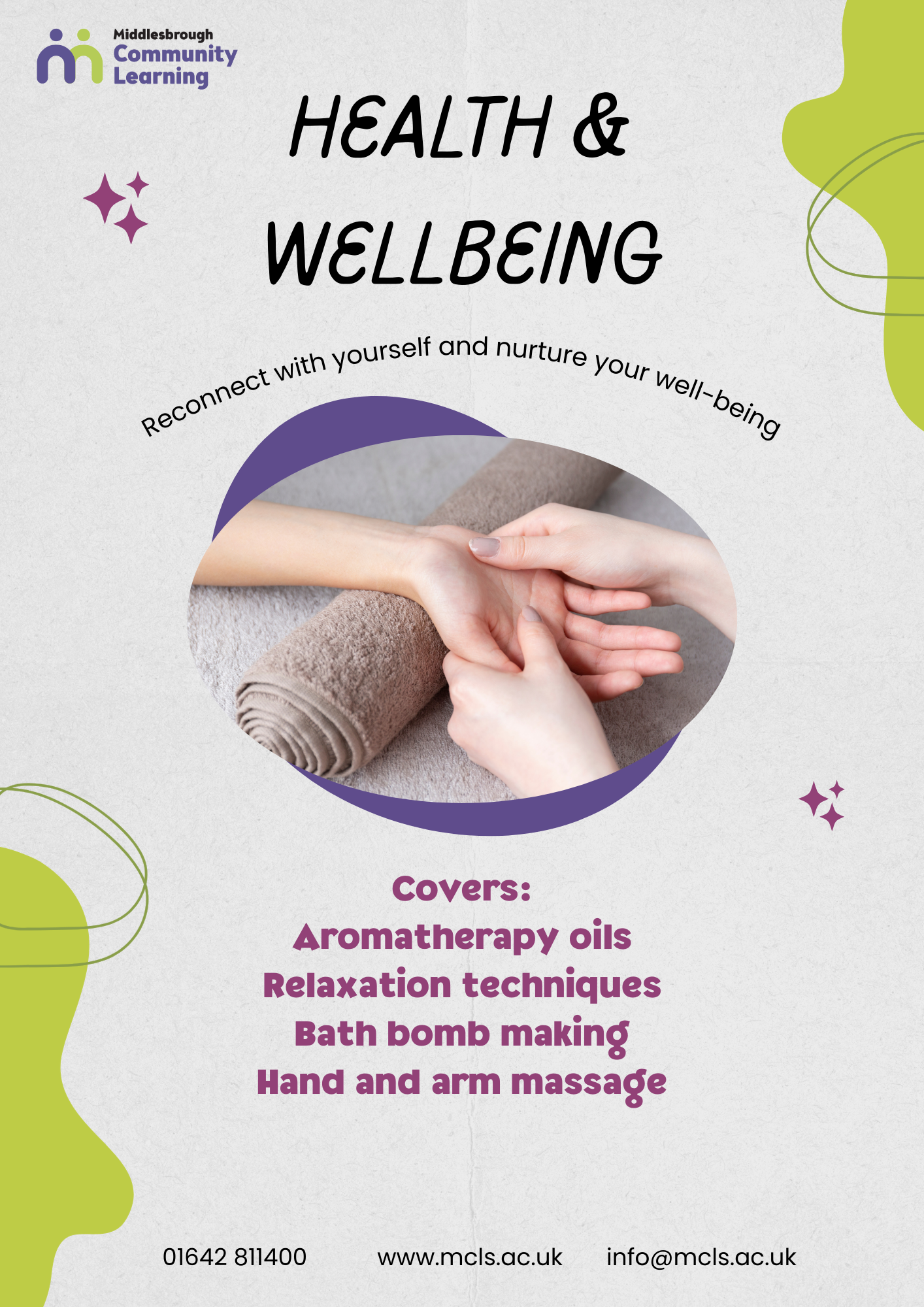 health wellbeing massage aromatherapy course