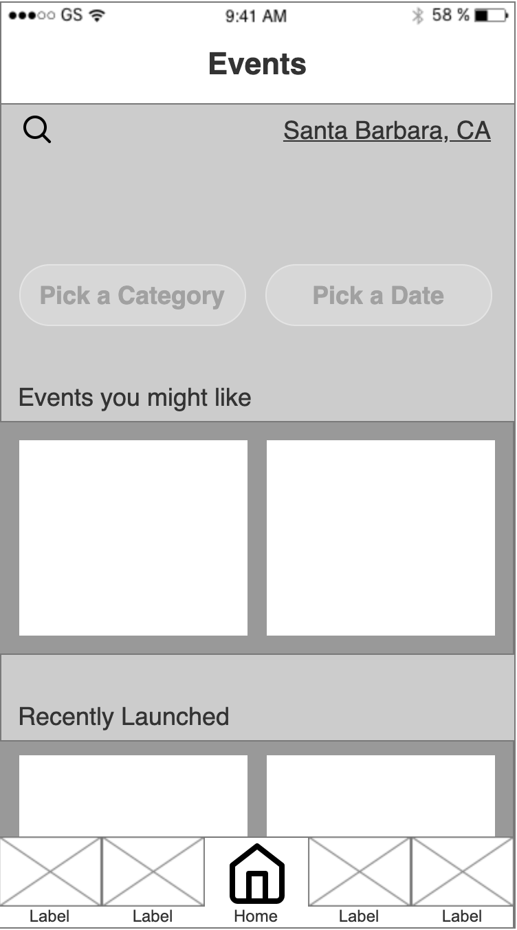 Events Prototype