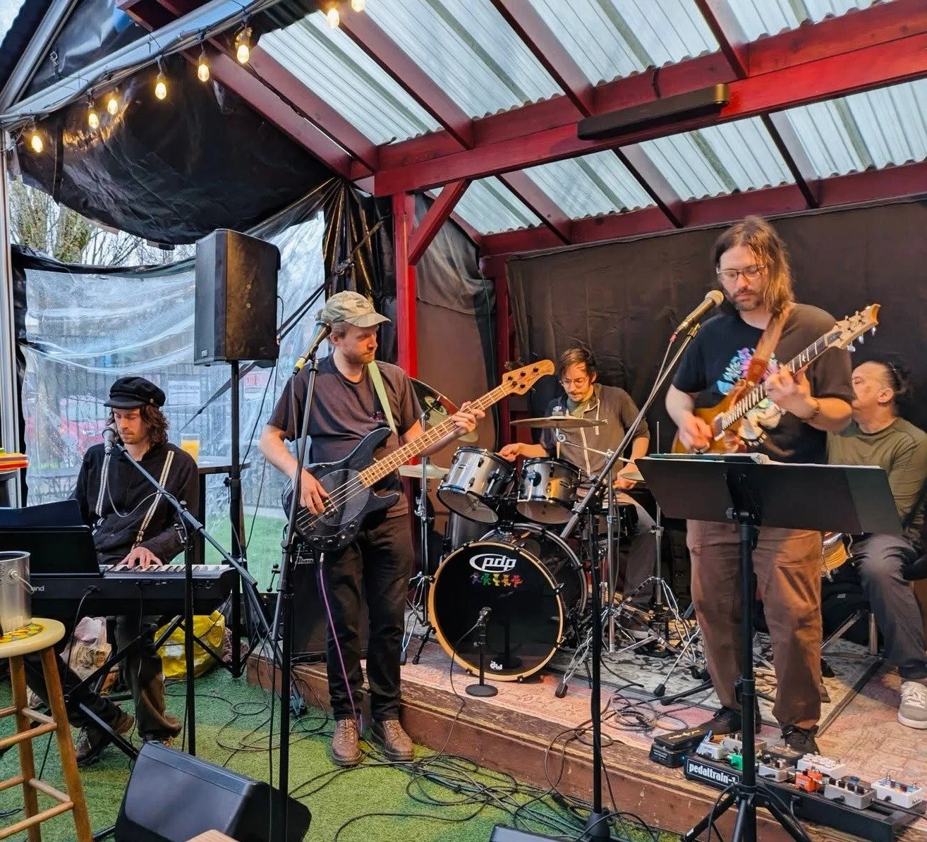 Truffle Jam.. Live on the Patio at Beergarden for Annual Mulefest! 