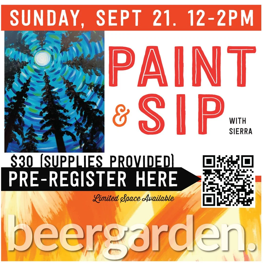 September Paint N Sip with Sierra: September 21, 2025