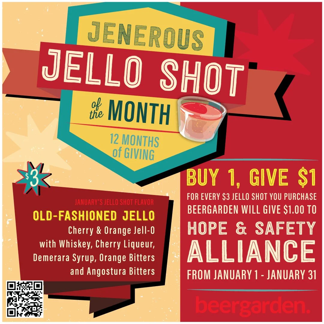 January's 'Jenerous Jello' Campaign featuring Hope &amp; Safety Alliance