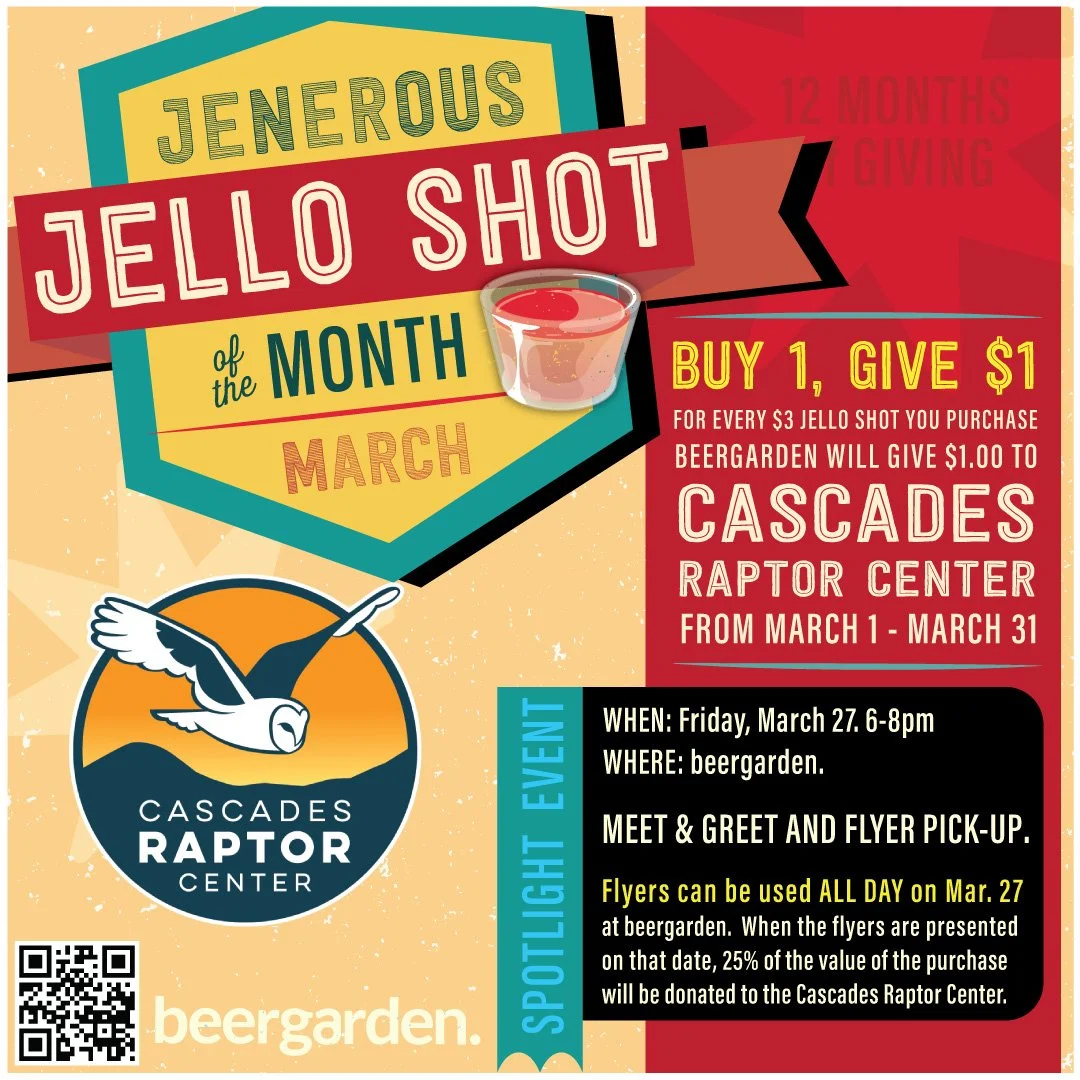 March's 'Jenerous Jello' Campaign featuring The Raptor Center