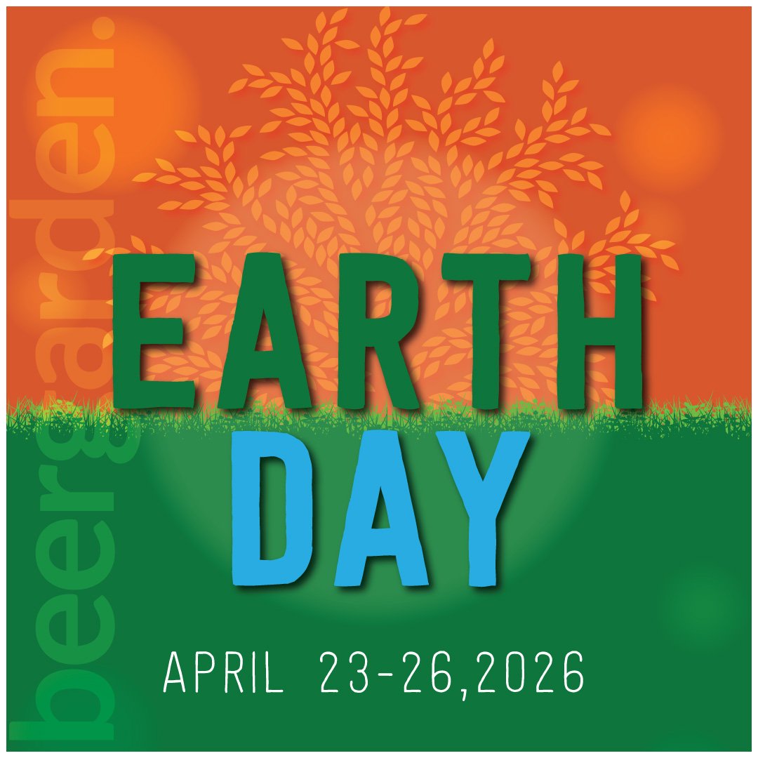 Annual Earth Day at beergarden: April 23-26, 2026