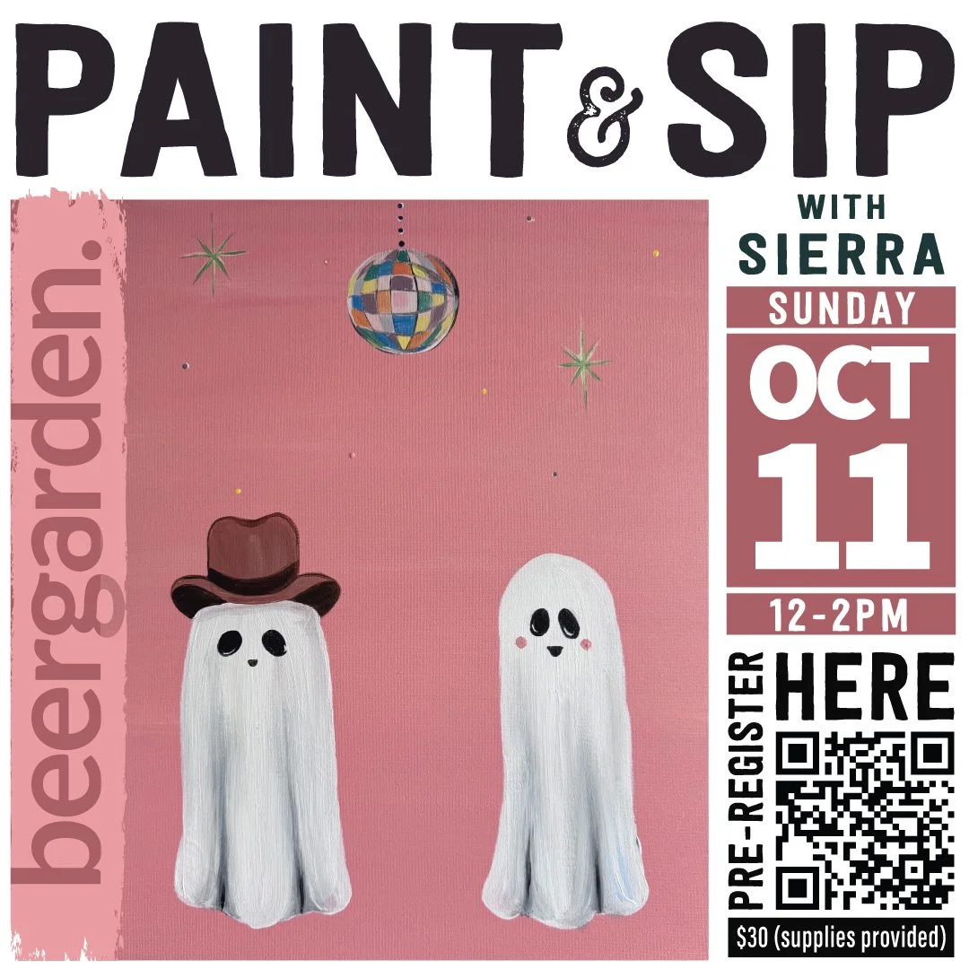 October Paint N' Sip with Sierra! 
