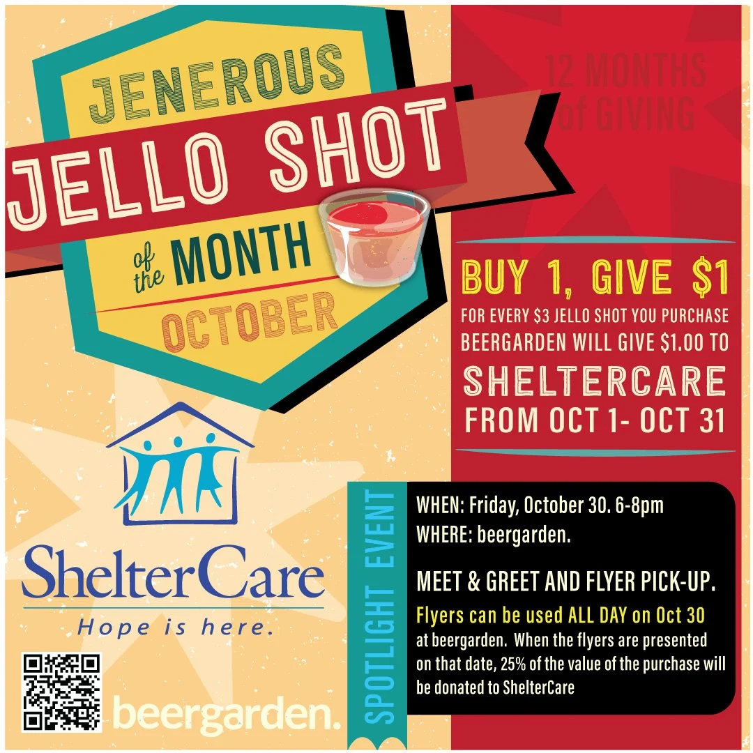 October's 'Jenerous Jello' Campaign featuring ShelterCare