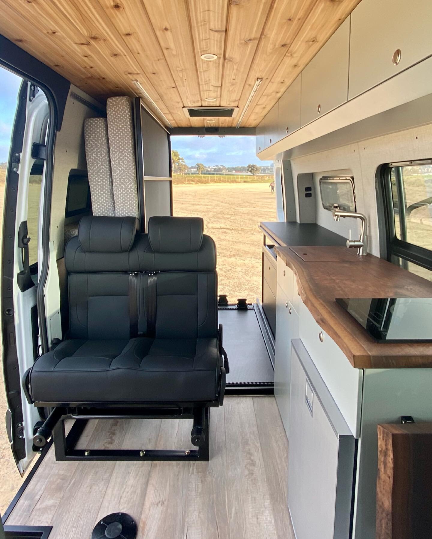 Here it is! Our version of a Murphy bed build in a 144 Sprinter.