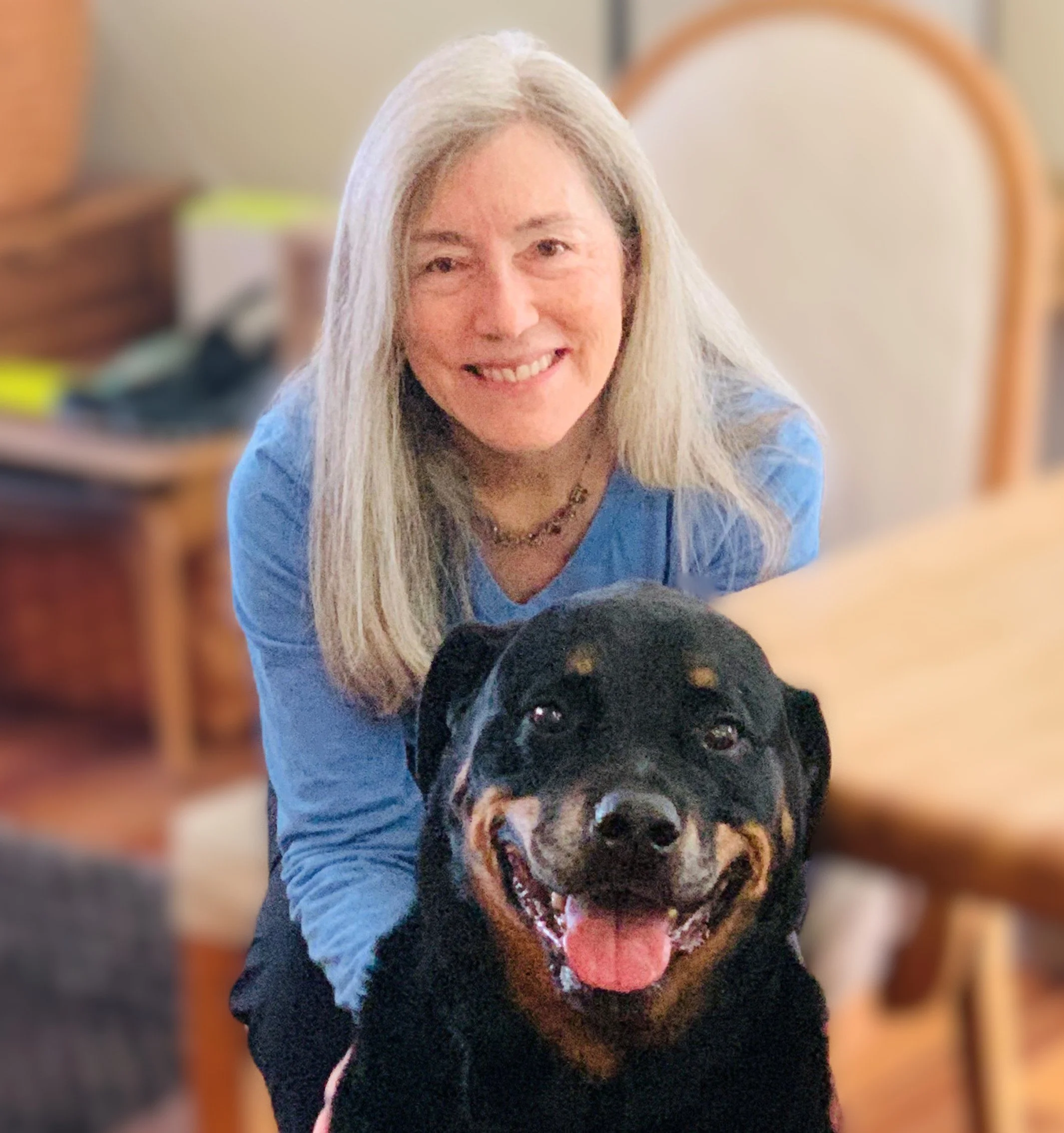 June with Bear