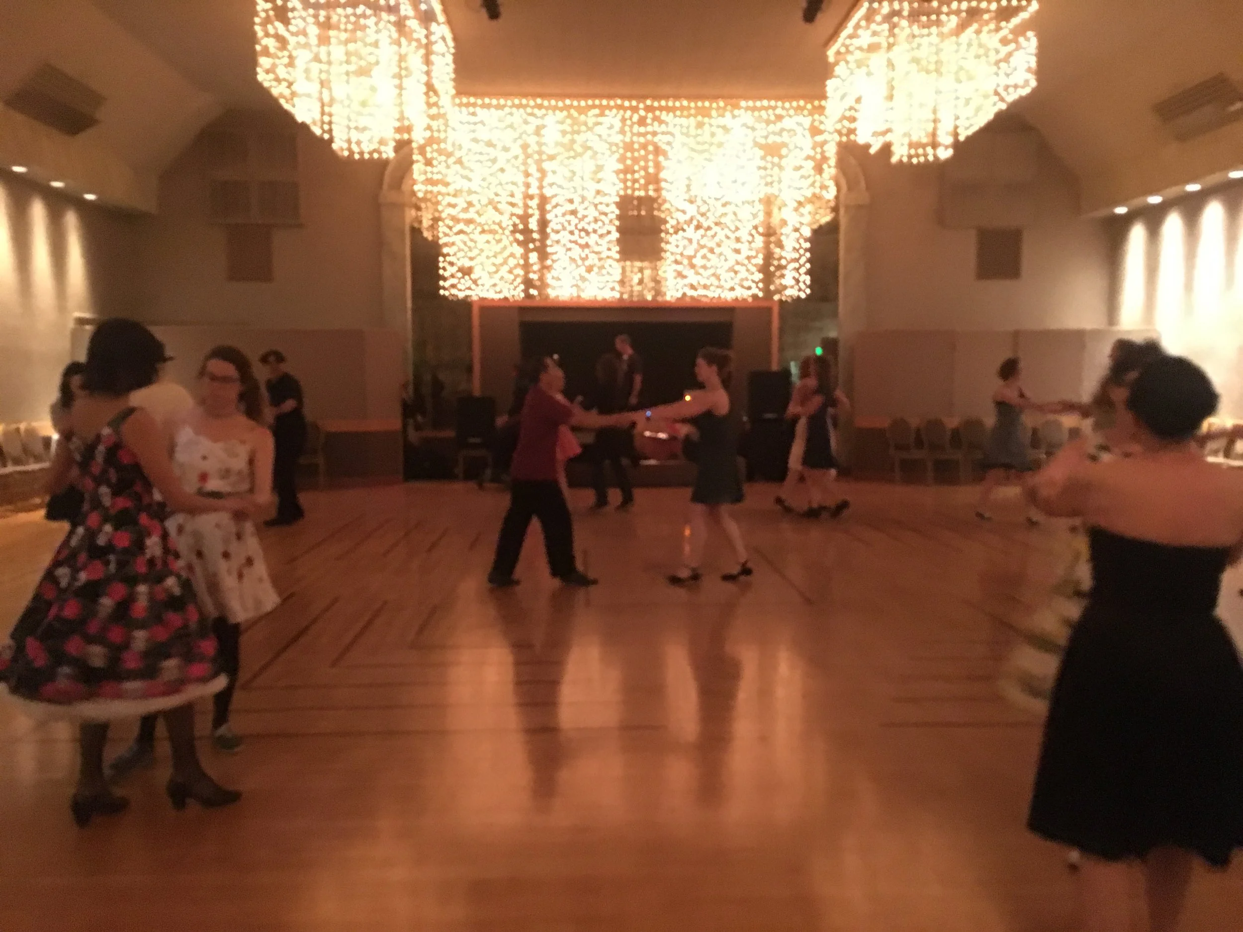 Dance workshop in the main ballroom