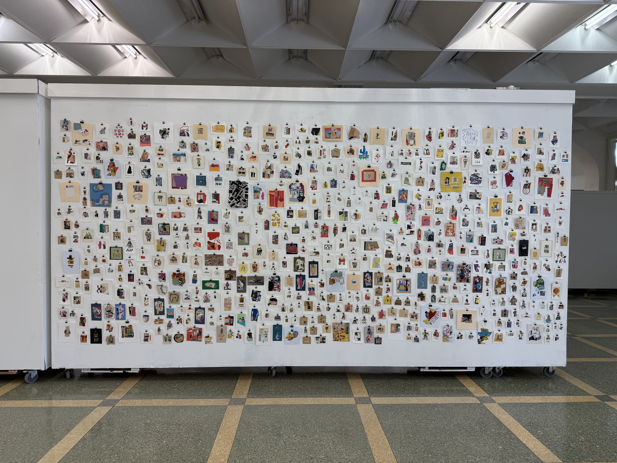  650 works on paper, primarily done between the summer of 2024 and 2025. 