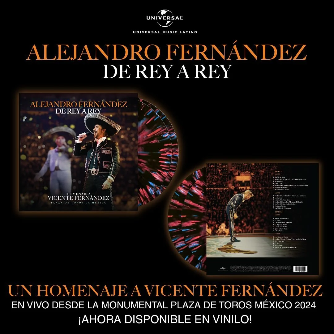 &iexcl;Qu&eacute; emoci&oacute;n, compaaaas!! 🤩🤩🤩

P&oacute;nganse listos porque ya est&aacute; en PRE VENTA el Vinil &ldquo;De Rey a Rey - En Vivo Desde La Monumental Plaza De Toros M&eacute;xico&rdquo;! 🕊️👑

📌 Venta general - 11 DE JULIO 

&i