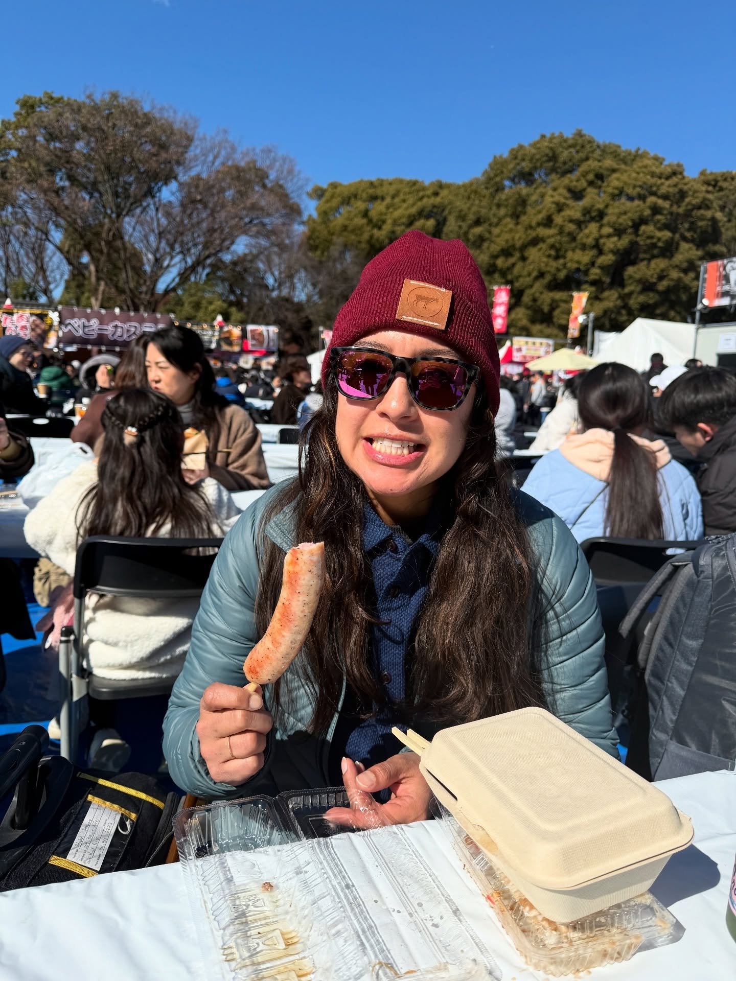 There&rsquo;s no one with whom I&rsquo;d rather share a ginormous meat stick! 😁😍🤣

Happy Birthday @moremichlove 🎊🍩🎊