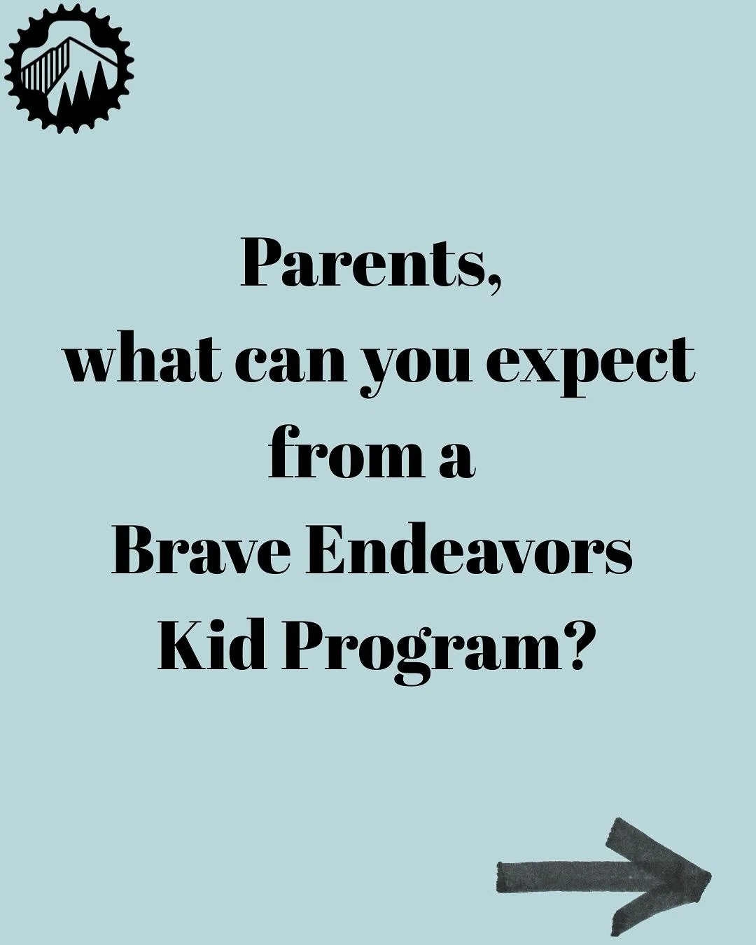 Parents, when you sign your kiddo up for a Brave Endeavors kid program you can expect the following:

1) Small Groups

2) Journaling

3) Deliberate Confidence Building

4) Fun! 🤩 

‼️ Reg opens Aug 19th! ‼️

 Feel free to reach out w questions! 

#k