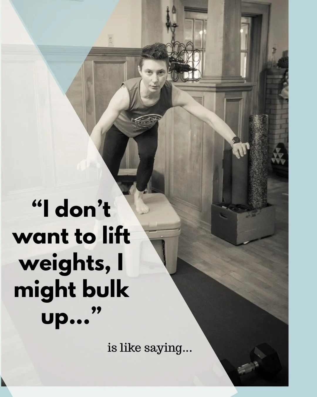 &ldquo;You&rsquo;ll bulk up&rdquo; is the biggest myth holding women back from riding their strongest.

Muscle doesn&rsquo;t appear overnight &mdash; but confidence, stability, and power can!

Get strong. Lift Weights. You&rsquo;ll feel your strength