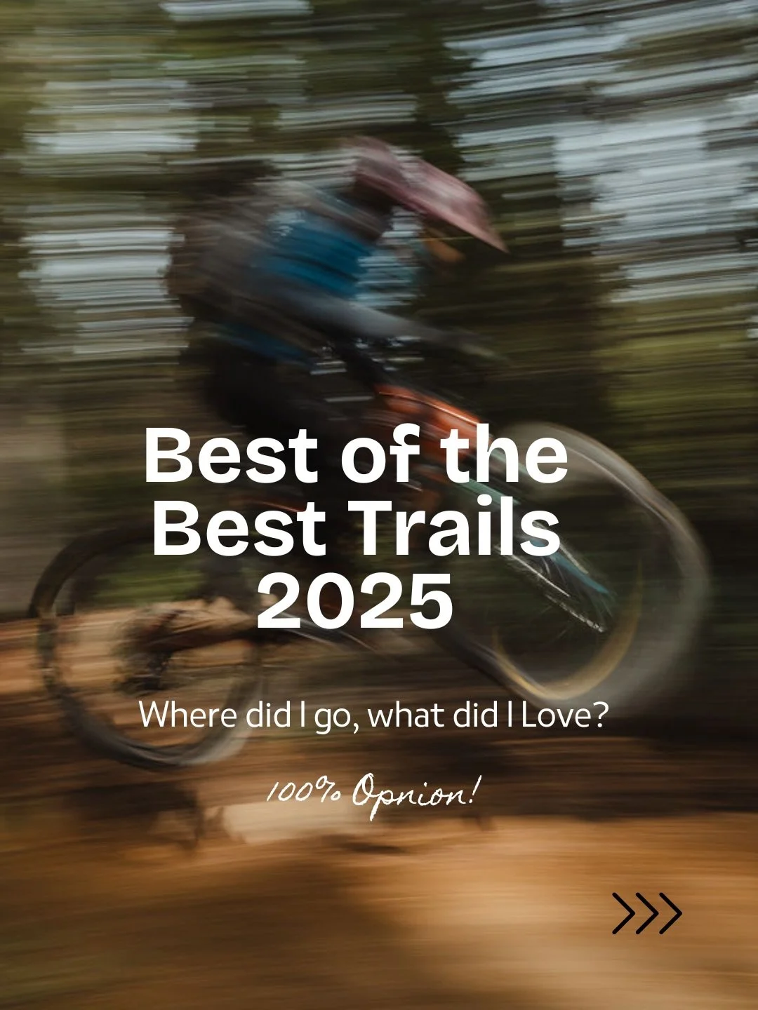 As we continue w the 2025 recaps, here are my favorite trails of the year broken out into fun categories.

I cover everything from a fast after work rip, analog MTBs, eMTBs, adventure rides and gravel rides. 

Make sure you&rsquo;re subscribed to the