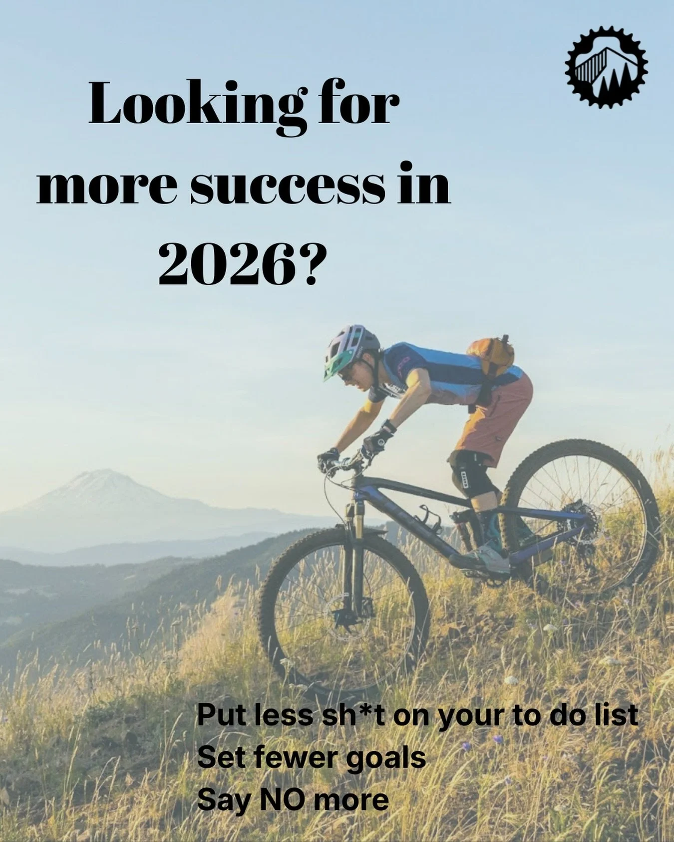 I&rsquo;m not saying be less ambitions. 

I am saying: clarify your values. 

Everyone I know is trying to do too much. Taking on too much. And it all just feels like a bit too much. 

In 2026, I&rsquo;m dialing things back. Doing less. 

You with me
