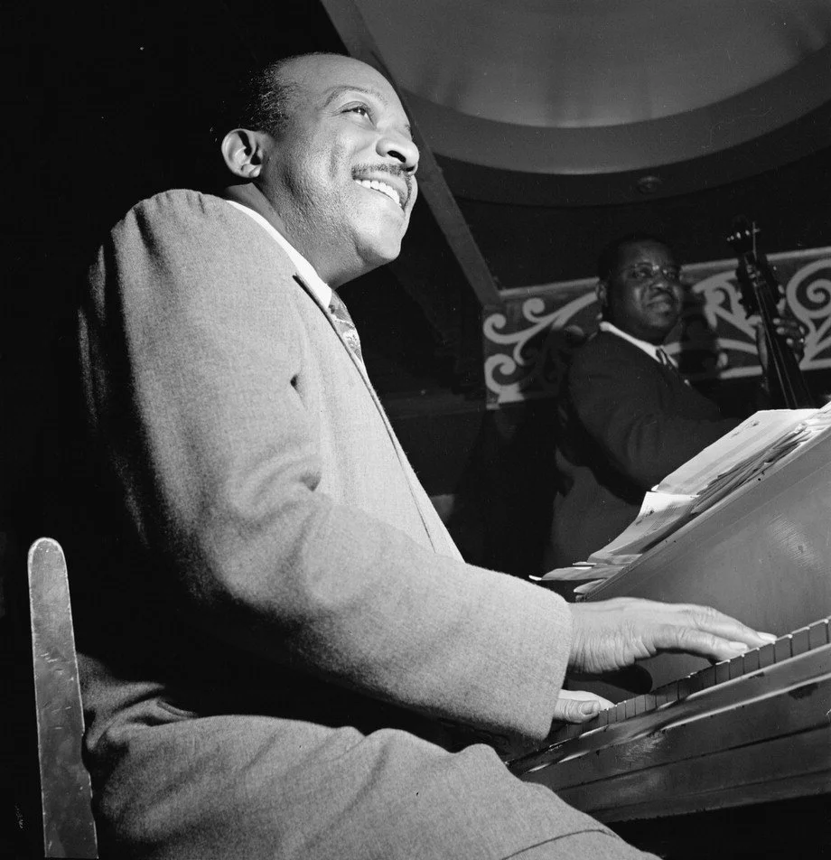 Count Basie at the piano, c. 1946